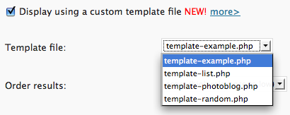 templates interface